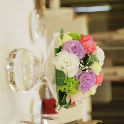 テーブル装花画像