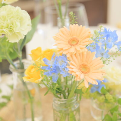 テーブル装花画像